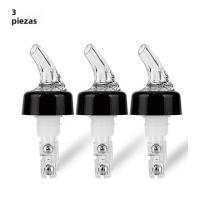 Triturador Automático De Botella De 1 Oz (30 mL) Pack De 3 Dispensador De Cócteles Y Vino Medidor Rápido Para Bebidas - details 7