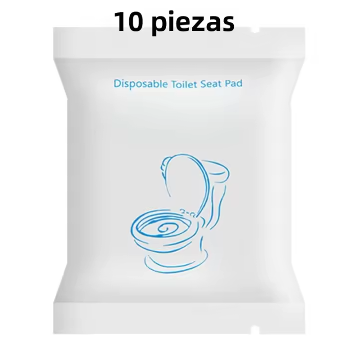 Cubierta De Asiento De Inodoro Desechable Individualmente Empaquetada Para Viajes Y Hoteles Protección Portátil De Papel No Tejido Color Blanco - 1