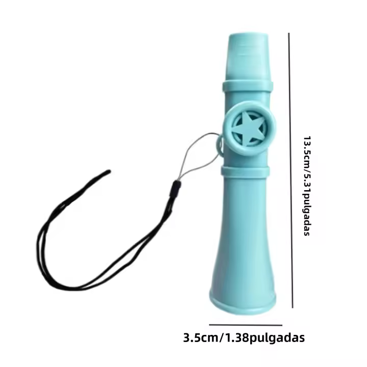 Kazoo Musical Instrument Ajustable Mini Kazoo Profesional Con Correa Para Colgar De La Neck Para Fiestas Y Uso Doméstico - 1