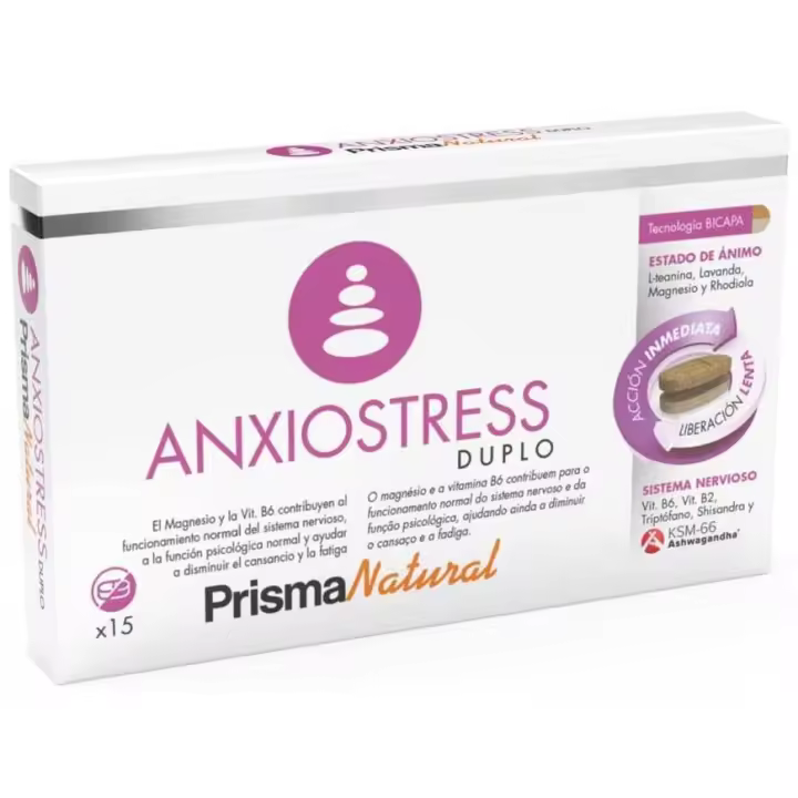 Prisma Natural Anxio-Stress Duplo 15Comp - 1