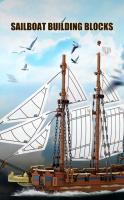 Bloques De Construcción Clásica Para Barco De Sails MOC Retro Yate Modelo DIY Barco Pirata Juguetes De Vessel Para Niños Regalos De Navidad - details 7