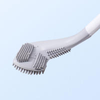 Cepillo De Inodoro De Silicona Con Cabeza De Golf Limpieza Eficiente Sin Esquinas Muertas Para Baño Y Casa Múltiples Colores - details 16