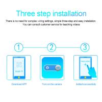 Cámara Mini WiFi HD 2MP Con Detector De Sonido Y Control Por App Para Hogar Y Oficina 140 Grados Monitor De Bebé Con Micro USB - details 1
