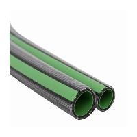 Manguera de jardín TRICO-TOP A-TS con tricotado anti-torsión ( de medidas de 5/8"-15 metros con set de conectores y lanza) de PVC con refuerzo poliéster - Bricomed - details 1