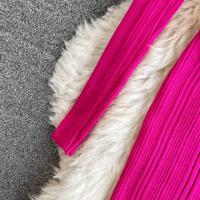 Vestido De Encaje Con Manga Larga Para Mujer Ropa De Fiesta Retro O-Neck Ajustado Estilo Coreano Poliéster Mid-Calf - details 10