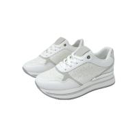 Eva Zorteon - Zapatillas Deportivas Mujer con Cordones de Cuña en Encaje con Brillos - Zapatilla Cómodas - details 9