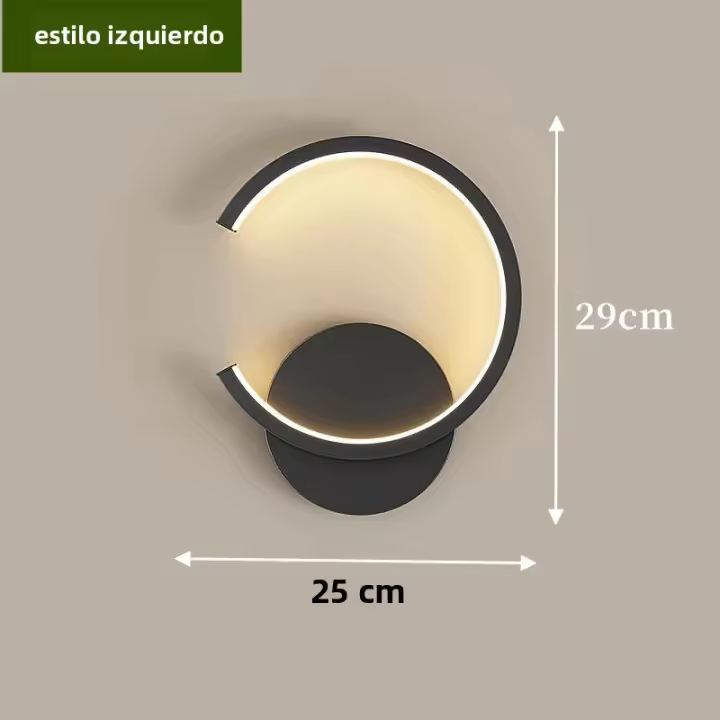 Lámpara De Pared Moderna De Lujo En Metal Estilo Nórdico Creativa Para Dormitorio Sala De Estar Restaurante Decoración Interior Luz De Pasillo - 1