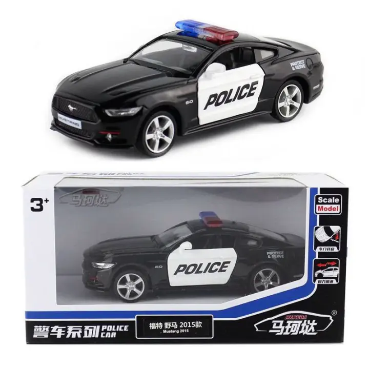 Modelo De Coche a Escala 1:36 Dodge Ford Mustang F150 Pickup Police Con Acción De Retroceso Regalo Para Niños Aged 4-12 Maisto Halolo - 1
