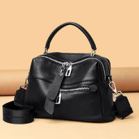 Bolso de hombro de piel de vaca para mujer, bandolera de cuero genuino, suave, informal, alta calidad - details 1