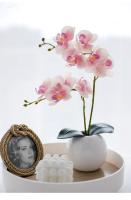 Orquídea Falsa De Seda Mariposa Para Decoración De Hogar Jardín Accesorios De Vaso Decoración De Boda Flor Artificial Estilo Bouquet - details 7