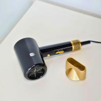 Secador de pelo silencioso con tecnología de iones negativos, protege el cabello y reduce el frizz. Potente motor de 1600W - 2000W,  trae boquilla dorada. Ligero (500 g) y cómodo, ideal para salones o uso diario en casa al mejor precio - Extrahouse - details 2
