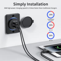 Adaptador De Poder Dual USB 12V Para Coche Barco Motocicleta RV Modificación Del Encendedor Del Coche Randpow Car Charger - details 7