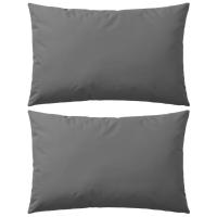 vidaXL 2x Cojines para Exteriores 60x40cm Marino para Casa y Jardin Hogar Color navy stripe,  grey stripe,  Gris y mas - details 2