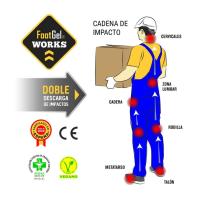 Plantilla Footgel WORK, indicada para personas que trabajan de pie y que, por la profesión, sufren problemas como dolor de pies y piernas, varices, tendinitis, fascitis, dolor lumbar, cervicales o molestias en las rodillas. - details 0