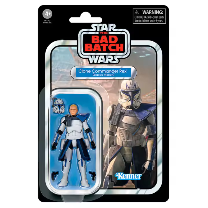 Figura Clone Commander Rex Bracca Mission Star Wars: The Bad Batch 9,5cmFigura  Coleccionable - Idea de Regalo- Mercancia Oficial - Juguetes para Niños y Adultos - Movies Fans - Muñeco para Coleccionistas y Exposición - 1