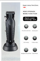 Cortadora De Pelo Profesional Kemei Para Hombres Recargable Ajustable Trimmer De Barba Máquina De Corte De Pelo Con Motor Rotativo Para Uso Seco Y Humedo - details 1
