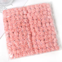 144Pcs Mini Rosas Artificiales 7.5cm Esponja Flores Falsas Para Decoración De Boda Decoración De Hogar Regalos DIY Accesorios - details 7