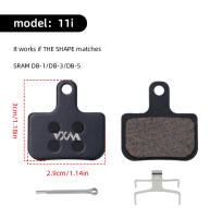 Pads De Freno De Disco Hidráulico VXM Para Bicicleta Semi-métalicos Código De Guía E9 DB ER MT6/4 Piezas De Bicicleta M8020/6100 MT200 - details 27
