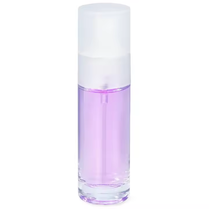 Frasco de perfume  redondo pulverizador plástico | Gran Velada: Crea tus perfumes personalizados con elegancia y precisión, producto hecho en España - 1
