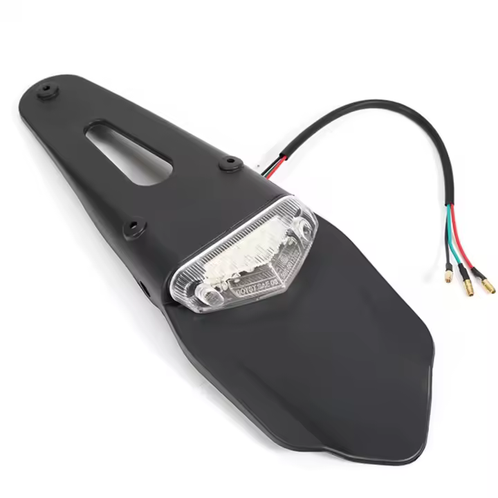 Fender Trasero De Motocicleta Con Lámpara De Freno LED 12V Universal Para SUZUKI HUSQVARNA DRZ40 TE250 RMZ250 TE300 RMZ450 - 1