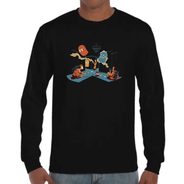 The Fan Tee Camiseta Manga larga de HOMBRE Cazafantasmas Mocosete Echo 1 010 - 1