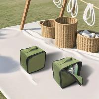 Juego de Bolsas de Almacenamiento Multifuncional para Camping, Bolsas Resistentes y Engrosadas con Cilindro de Gas, Sartén para Parrilla, Utensilios e Higiene Integrados - Organizador de Equipo para Senderismo y Mochileros(sin tanque de gasolina) - details 3