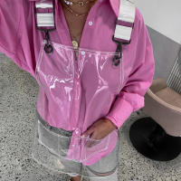 Delantal De Plástico Transparente Para Hombres Y Mujeres Resistente Al Agua Y a Las Sales Impermeable Para Peluquero Permanente Cabello Dye Fashion - details 4