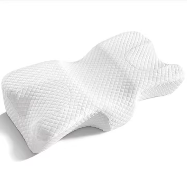 Almohada Para Dormir De Lado Antiarrugas Y Antienvejecimiento Almohada De Memoria Para Prevenir Dolor En El Cuello Y Hombros - 1