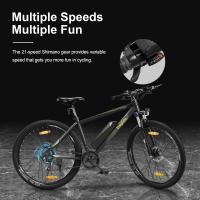 Eleglide M1 Plus 29 pulgadas Bicicleta Eléctrica 36V 12.5Ah Batería 250W Motor 25 km/h Velocidad Máxima Shimano 21 Velocidades Rango Máximo 100KM Frenos de Disco Doble Asiento Cómodo de Espuma MTB Bicicleta Ciclomotor Aplicación Inteligente - Negro - details 6