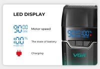 VGR Afeitadora Profesional Para Hombres Trimmer De Barba Reciprocante 9000 RPM Afeitadora Eléctrica Recargable V-308 Con Corte Rápido Y Secado Automático - details 4