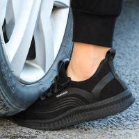 Zapatos De Seguridad Con Punta De Acero Para Hombre Ligeros Y Transpirables Botas De Trabajo Con Malla Cierre De Lazo Antipinchazos Y Resistente Al Desgaste - details 3