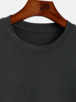 Camiseta De Manga Larga Para Hombre Con Impresión Cuello Redondo Versátil Casual De Verano Prenda De Vestir Para Todo El Año - details 14