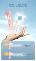 Ventilador De Mano Portátil 2 En 1 Humidificador Recargable USB Sprayer De Agua Ventilador De Aire Acondicionado Para Frescar El Rostro - details 2