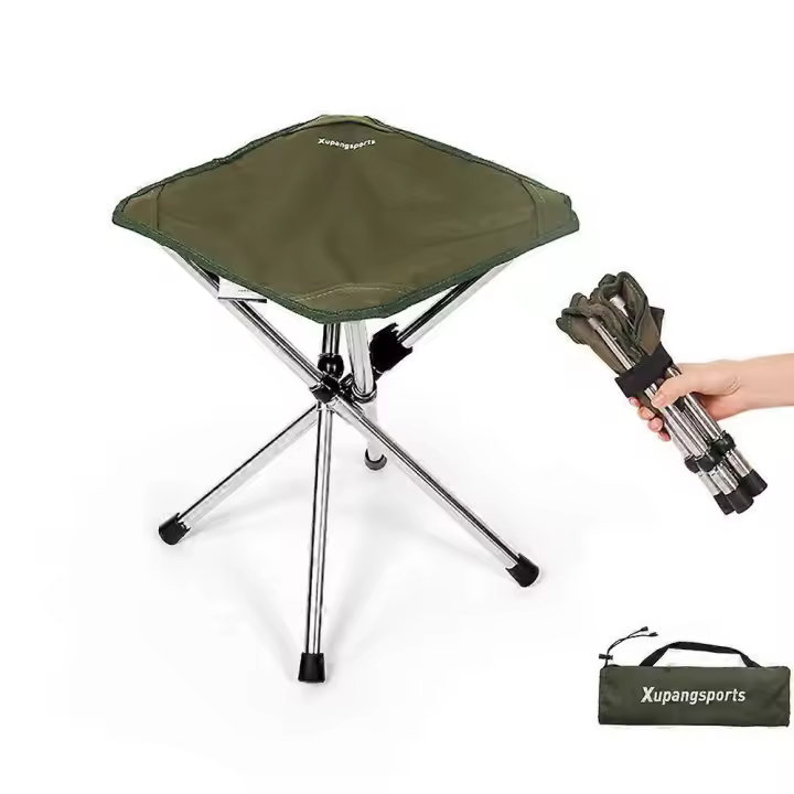 Lightweight Camping Stool Small Folding Camping Portable Chair with Handbag Suitable for Travel Camping Fishing Picnic - 1