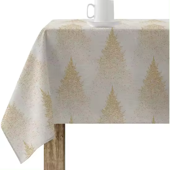 BL BELUM - Mantel navidad cm 100% algodón resinado antimanchas (tacto no plastificado) modelo Merry Christmas 72 - Mantel Elegante Made By BL BELUM - Mantel No traspasan Líquidos Made Spain - 1