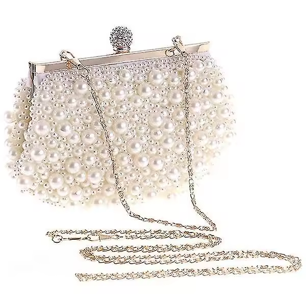 Pequeño Bolso de Dama de Honor Blanco - 1