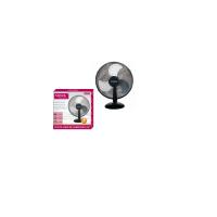SPARK- VENTILADOR DE SOBRE MESA DE 16". POTENCIA: 40W. VOLTAJE: 220V- 50HZ. 3 ASPAS GIRATORIAS CON REJILLA. AJUSTE DE 3 VELOCIDADES. AMPLIA OSCILACIÓN. RUIDO BAJO. - details 0