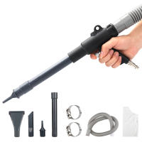 NuoDunco Pistola De Aire Portátil Recogedor De Polvo Y Suciedad Para Coche Herramienta De Limpieza Pneumática Doble Propósito Tamaño 150mm - details 8