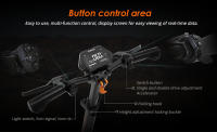 Scooter eléctrico KUKIRIN G2 Master, motor 2*1000 W, batería de 52 V 20,8 Ah, alcance máximo de 70 km, velocidad máxima de 60 km/h, ángulo de ascenso de 20, modo de 3 velocidades, carga máxima de 120 kg, sistema de 8 luces, tiempo de carga de 10-11h - details 8