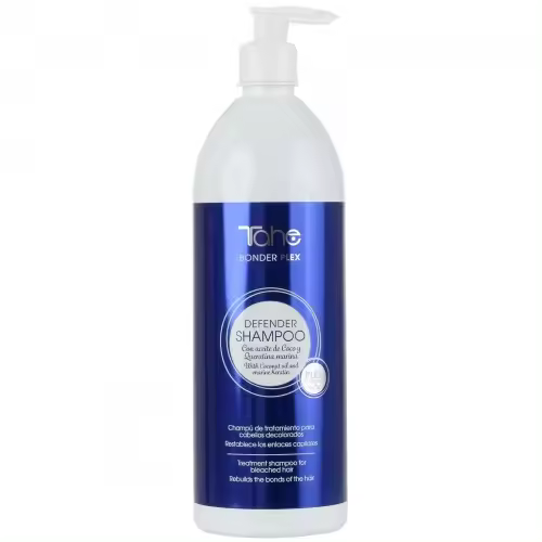 Tahe Champú Defender Bonder Plex 1000 Ml. | Mantiene el cabello decolorado o tratado químicamente fuerte, suave y brillante. - 1