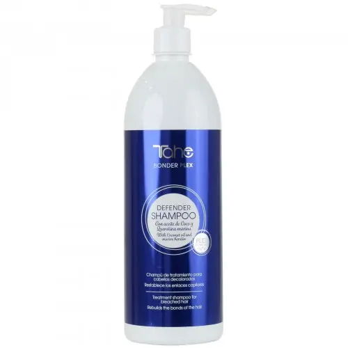Tahe Champú Defender Bonder Plex 1000 Ml. | Mantiene el cabello decolorado o tratado químicamente fuerte, suave y brillante. - 1
