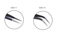 Juego De 2 Pinzas De Precisión Anti Estática ESD En Acero Inoxidable Herramientas Manuales Para Reparación De Teléfonos Móviles Y Electrónicos - details 3