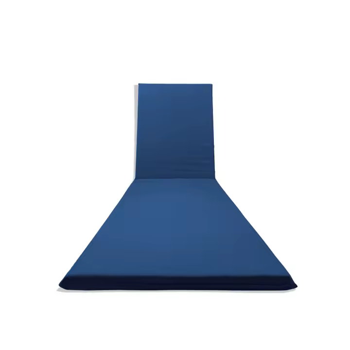 Your Craftsman Design-Algodón para Tumbona Impermeable y Desenfundable - Colchoneta para Silla de Playa Relax 190x60 cm, grosor 6 cm - Producto Artesanal Hecho en Italia, resistente a Los Rayos UV - 1