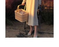 Vestido Largo De Mujer Otoño Invierno 2024 Nueva Vuelta Suéter Tejido Suéter Maxi De Cashmere Estilo Coreano Elegante - details 5