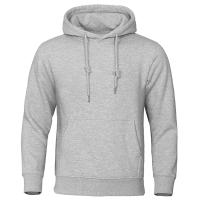 Sudadera De Fleece Para Hombre Otoño Invierno Color Sólido Casual Deportiva Estilo Callejero Abrigo Cálido Con Capucha Moda Escolar MOV - details 4