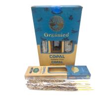 Incienso Orgánico de Copal Ullas Hechos a Mano sin Mano de Obra Infantil y con Aceites Naturales, 12 Cajitas de 25g c/u. - details 0
