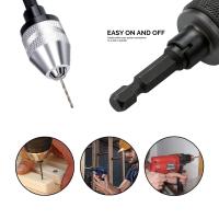 Adaptador De Destornillador Sin Llave 1/4'' Hexagonal Para Perforadora Y Impacto Convertidor Rápido De Broca Herramienta De Cobalto Acero Alimentos Uso En Madera - details 1