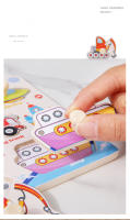 Puzzles De Madera Montessori Juguetes Educativos Para Bebés Tablero De Aprender Con Vehículos Animales Y Frutas 3D - details 7