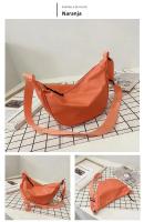 Bolso Transversal De Dumpling Para Mujer Gran Capacidad De Viaje Color Sólido Bolsa De Pecho Diseñada Para Mujeres Diario Calle Fanny Packs - details 10