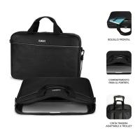 Maletín + Ratón Inalámbrico Subblim Select Pack para Portátiles hasta 15.6"/ Cinta para Trolley/ Negro - details 1